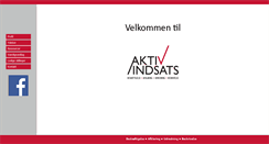 Desktop Screenshot of aktivindsats.dk